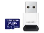 Samsung PRO Plus MB-MD128SB Speicherkarte 128 GB mit USB Kartenleser