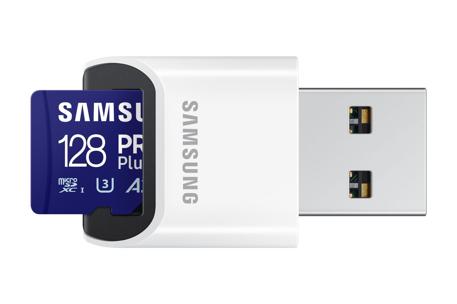 Samsung PRO Plus MB-MD128SB Speicherkarte 128 GB mit USB Kartenleser