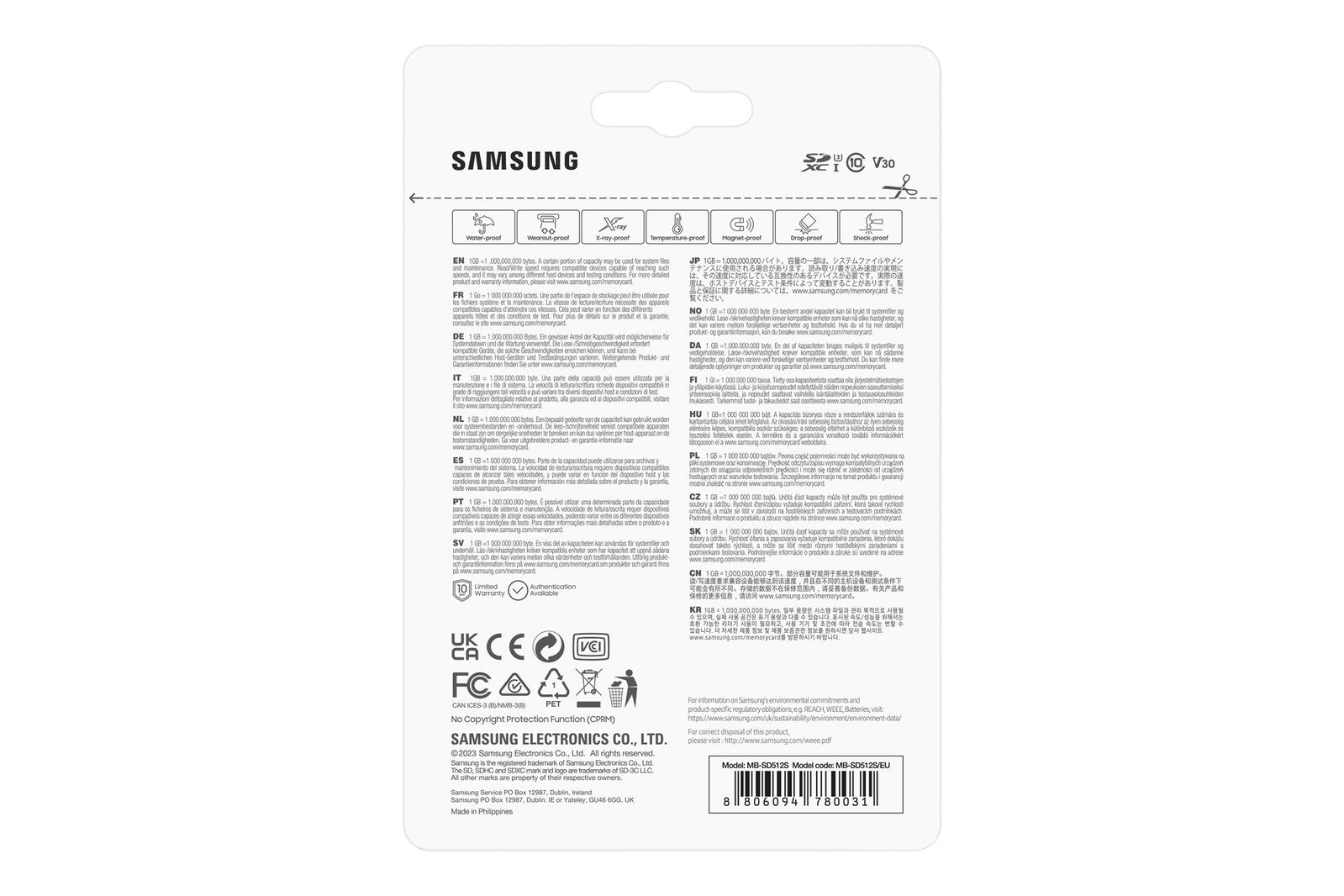 Samsung PRO Plus MB-SD512S Speicherkarte 512 GB