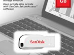 SanDisk Cruzer Blade USB-Stick 16 GB, weiß