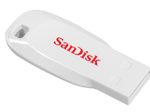 SanDisk Cruzer Blade USB-Stick 16 GB, weiß