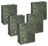 SIGEL Geschenktüten 26,0 x 32,0 cm Golden ornaments , grün