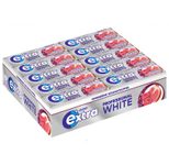 Extra® Kaugummis PROFESSIONAL WHITE Himbeere Granatapfel