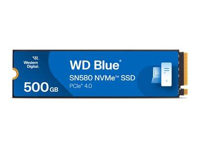 WD Blue SN580 SSD - 500 GB - intern - M.2 2280 - PCIe 4.0 x4 (NVMe)