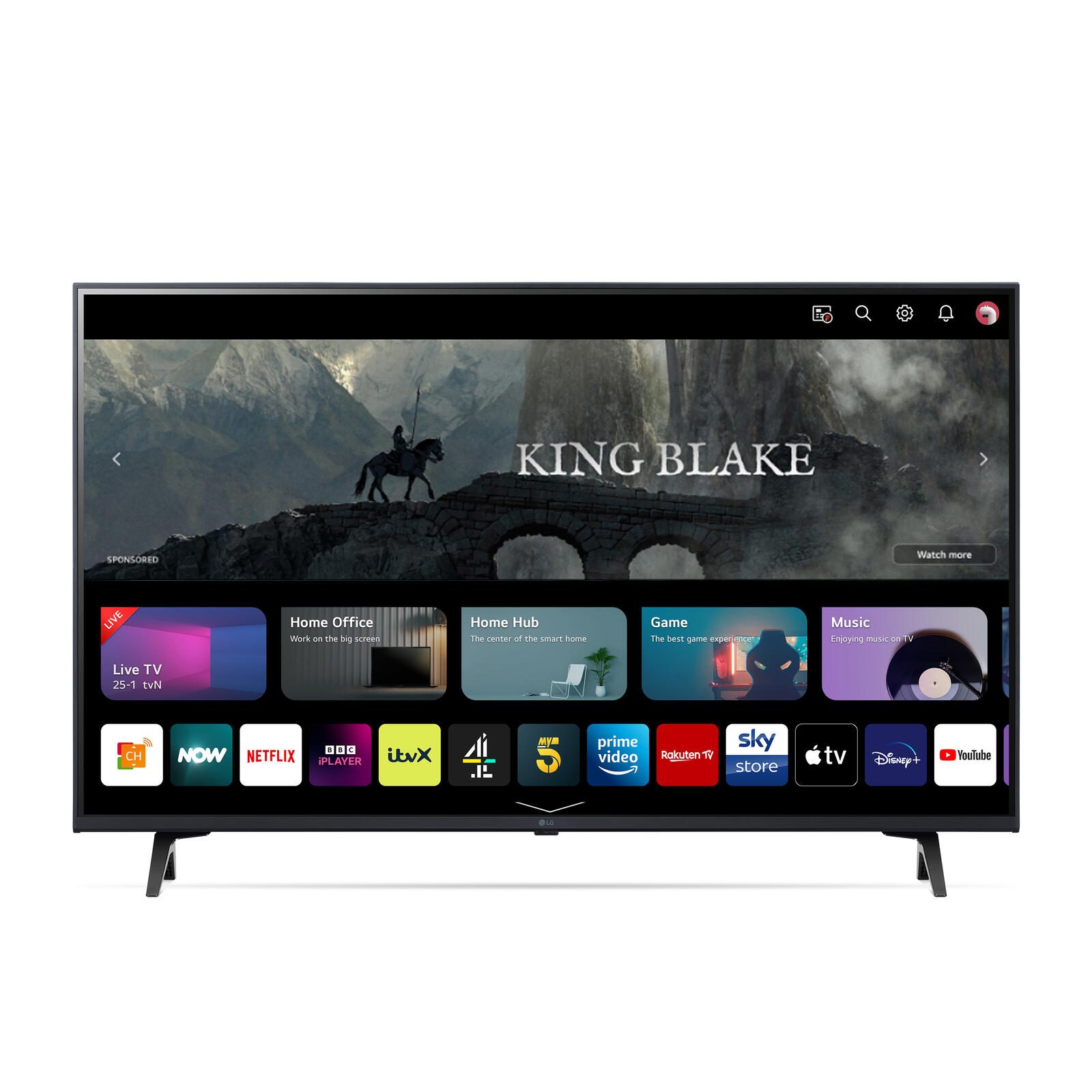 LG 43UR80006LJ 4K UHD Smart TV 109,2 cm (43")