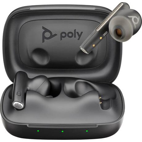 Poly Voyager Free 60 UC schwarz Earbuds +BT700 USB-C Adapter +Basic Charge Case