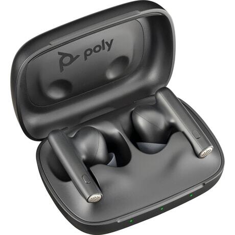 Poly Voyager Free 60 UC schwarz Earbuds +BT700 USB-C Adapter +Basic Charge Case