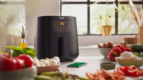 Philips Series 5000 HD9255 Heißluft-Fritteuse Schwarz
