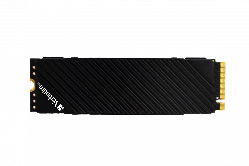 Verbatim Vi7000G NVMe M.2 SSD - 1 TB, integrierter Kühlkörper