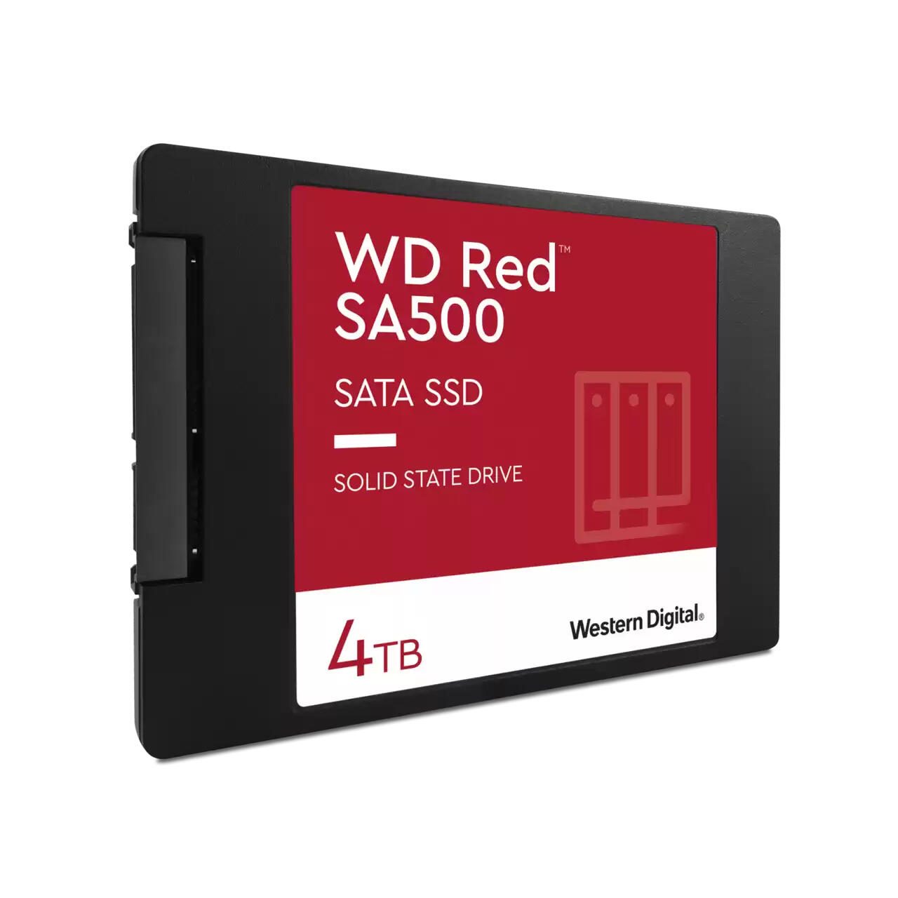 WD Red™ SA500 NAS SATA SSD 2,5” mit Gehäuse 4 TB