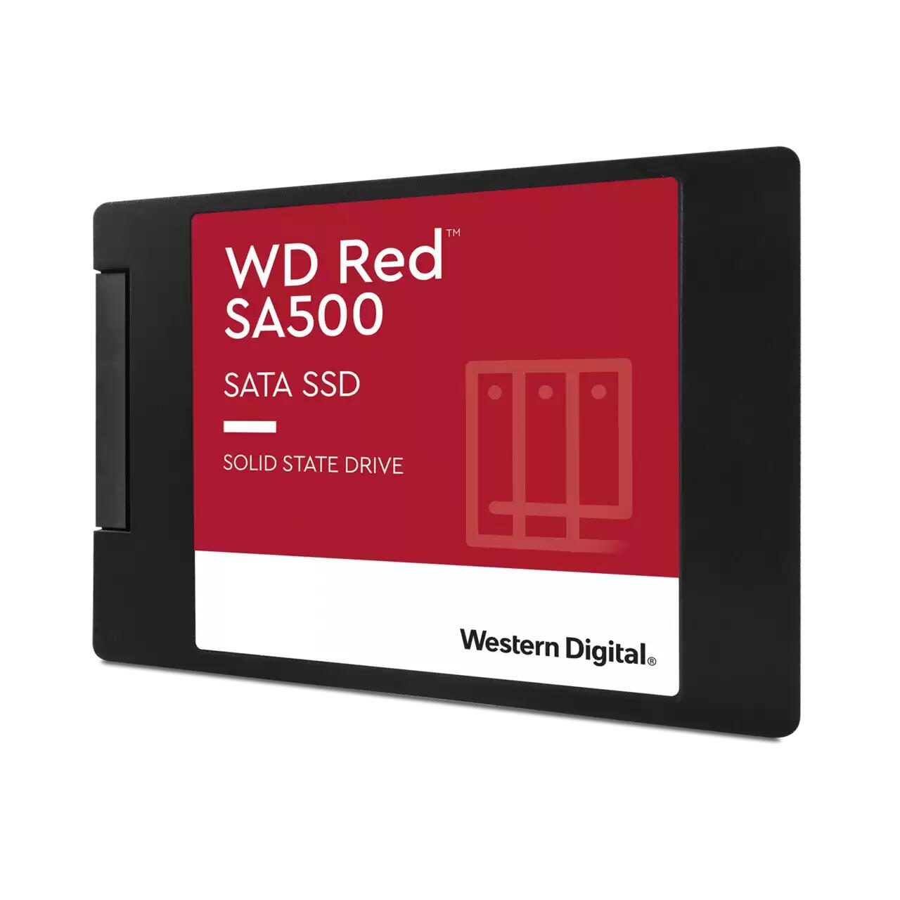 WD Red™ SA500 NAS SATA SSD 2,5” mit Gehäuse 2 TB
