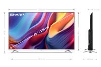 Sharp 55GP6265E 4K Ultra HD QLED Google TV™ 139 cm (55")