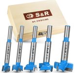 S&R Holzbohrer-Set 5-tlg