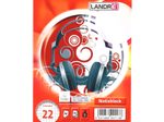 LANDRÉ® Notizblock DIN A6 kariert