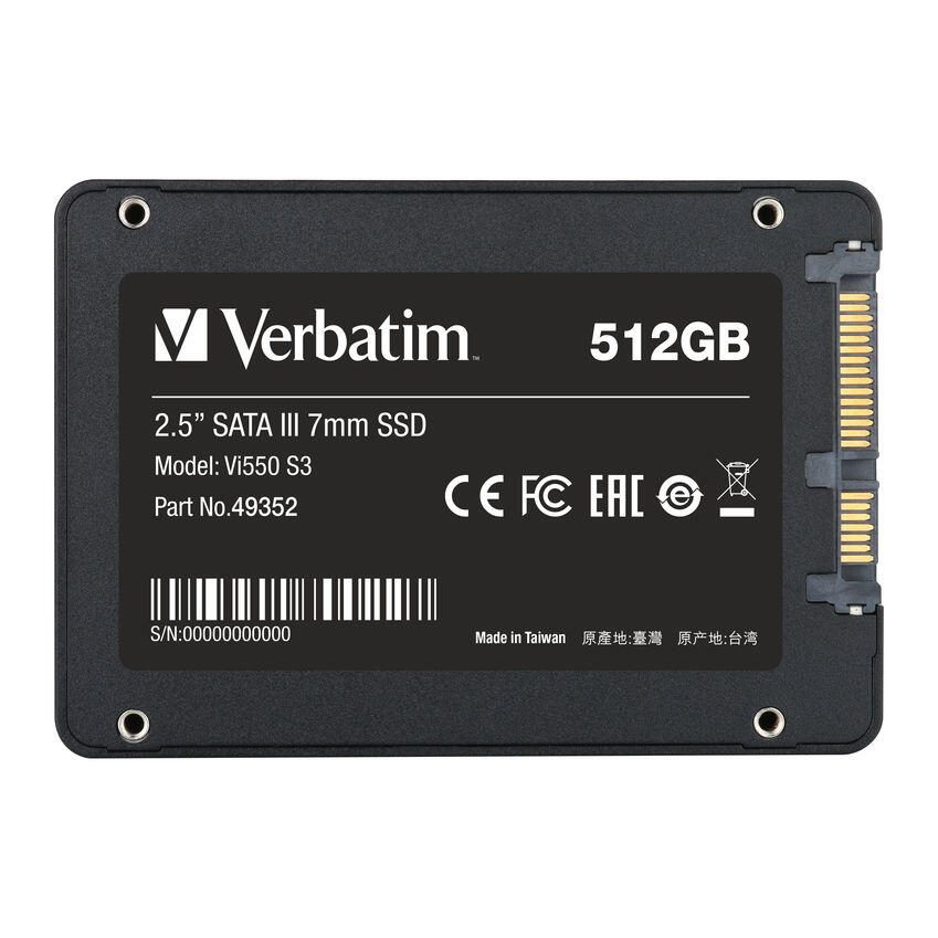 Verbatim Vi550 S3 SATA SSD - 512 GB