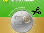 GP Knopfzelle CR2450 Lithium 3,0 V, 4 St.