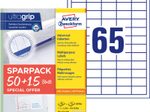 AVERY Zweckform Etiketten 38,0 x 21,2 mm, weiß
