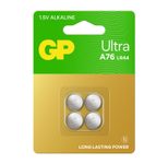 GP Knopfzellen V 13 GA/LR44 Alkali-Mangan 1,5 V, 4 St.