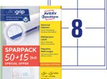 AVERY Zweckform Etiketten 97,0 x 67,7 mm, weiß