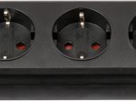 brennenstuhl Bremounta USB-C 5-fach Steckdosenleiste mit Schalter schwarz