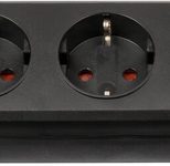 brennenstuhl Bremounta USB-C 5-fach Steckdosenleiste mit Schalter schwarz