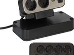 brennenstuhl estilo Duplex USB 10-fach Tischsteckdose schwarz