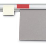 MAUL MAULballfix Alu Klemmleiste, 100,6 cm, silber