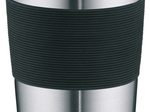 THERMOcafé by THERMOS Isolierbecher PRO schwarz, silber 0,4 l