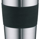 THERMOcafé by THERMOS Isolierbecher PRO schwarz, silber 0,4 l