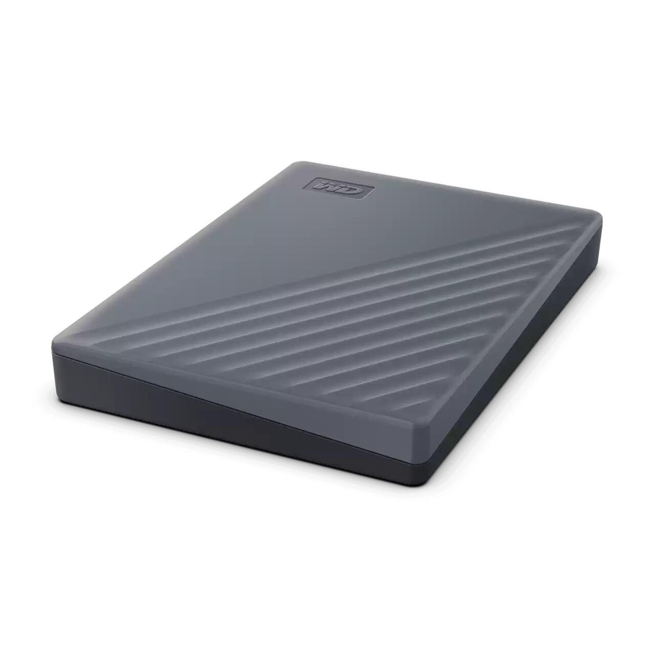 WD My Passport Mobiler Festplattenspeicher mit USB-C™ - 2 TB Silikon Grau