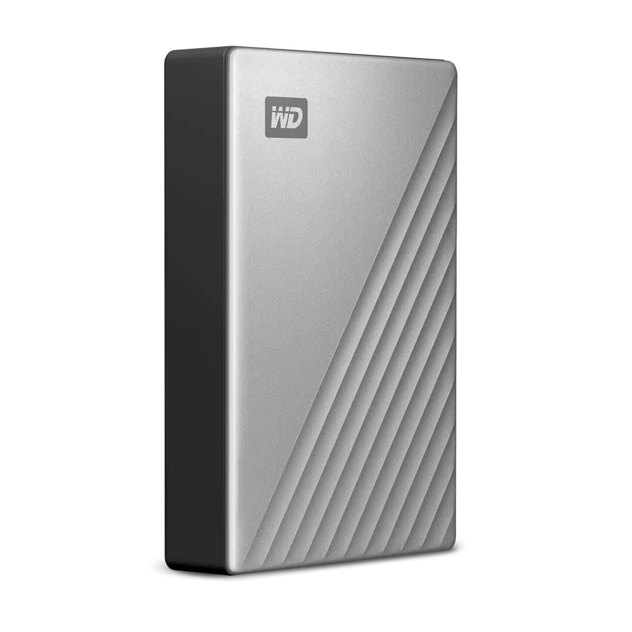 WD My Passport Ultra für Mac mobile Festplatte 4 TB silber