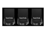 SanDisk Ultra Fit USB-Stick 32 GB, 3-Pack