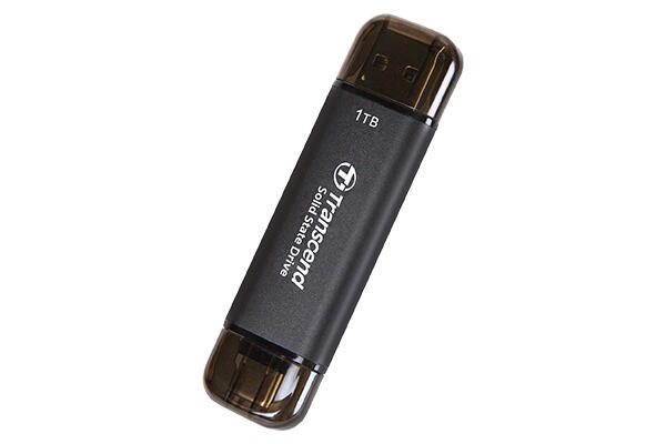 Transcend ESD310C Externe SSD 1 TB, schwarz