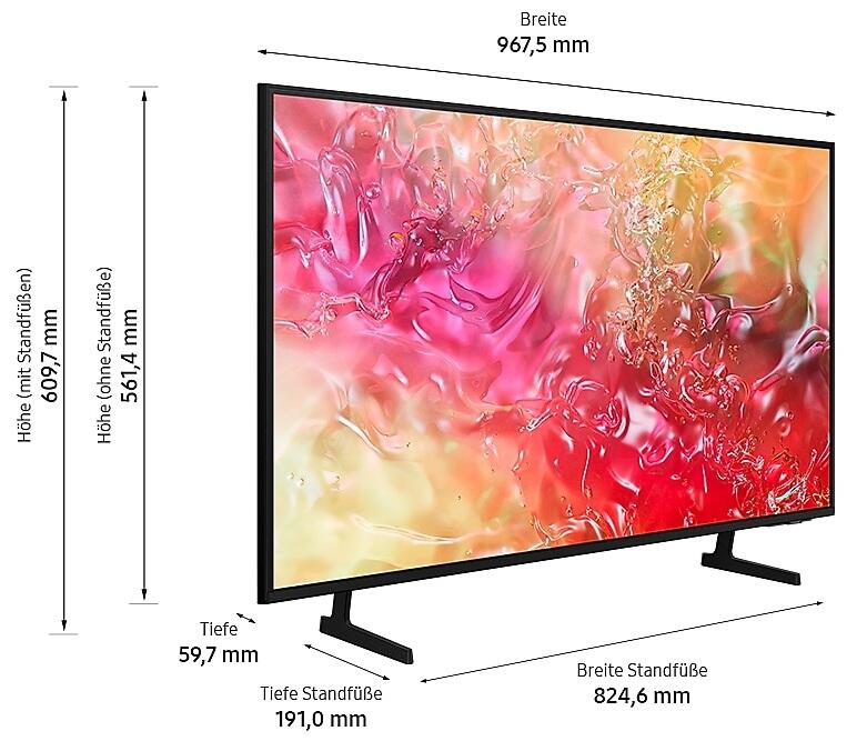 Samsung 43DU7199 Crystal UHD Smart TV 108 cm 43 Zoll