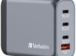 verbatim 100W USB-A, 3x USB-C GaN Ladegerät, grau