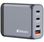 verbatim 100W USB-A, 3x USB-C GaN Ladegerät, grau