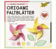 folia Faltblätter, mehrfarbig