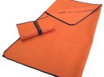 Dyckhoff Mikrofaserhandtuch mit Reißverschluss 180 x 80 cm orange