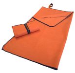 Dyckhoff Mikrofaserhandtuch mit Reißverschluss 180 x 80 cm orange