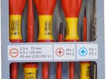 CONNEX Schraubendreher-Set VDE Elektriker, SL/PH/PZ COX334207 7-tlg.