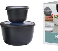 MEPAL Multischüssel Set Cirqula, nordic black, 0,5/1,0/2,0 l