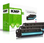 KMP Toner H-T171CMY cyan, magenta, gelb kompatibel zu HP 131A; Canon 731(U0SL1AM; 6271B002/6270B002/6269B002), 3er-Set