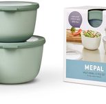 MEPAL Multischüssel Set Cirqula, nordic sage, 0,5/1,0/2,0 l