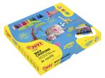 JOVI Wachsmalstifte Jumbo Easy Grip Sparbox, 300 Stifte
