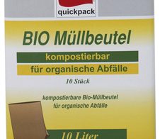 quickpack Biomüllbeutel 10,0 l, braun