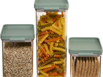 MEPAL Vorratsdosen-Set Omnia, nordic sage, 0,7/1,1/2,0 l