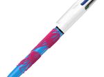 BIC® 4-Farben-Kugelschreiber Velours, Schreibfarbe: farbsortiert