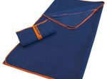 Dyckhoff Mikrofaserhandtuch mit Reißverschluss 120 x 60 cm marine