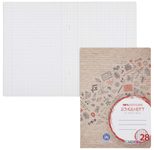herlitz Schulhefte Recycling kariert mit Rand, DIN A4, 16 Seiten