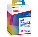 edding Druckerpatrone EDD-643 schwarz, cyan, magenta, gelb kompatibel zu brother LC3213 BKCMY